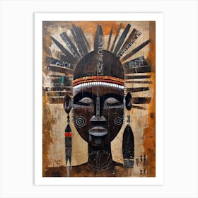 African Serengeti Sojourn: Journey into Artful Decor Art Print