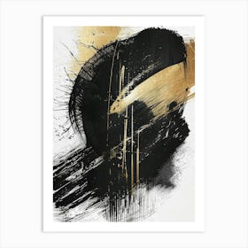 Black And Gold Canvas Print 25 Art Print