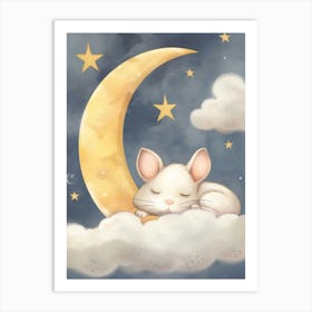 Sleeping Baby Mouse 2 Art Print