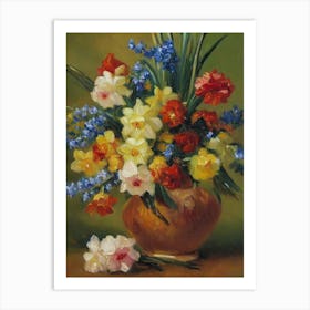 Daffodils Painting 5 Flower Art Print