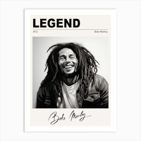 Bob Marley Legend Art Print