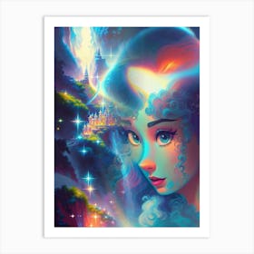 Fantasy Princess Of The Castle Art Print