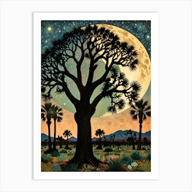 William Morris Joshua Tree Art Print