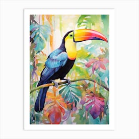 Colourful Toucan 1 Art Print