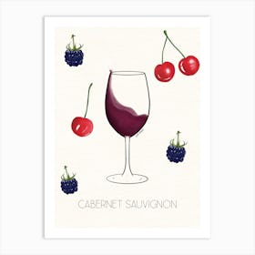 Cabernet Sauvignon Art Print