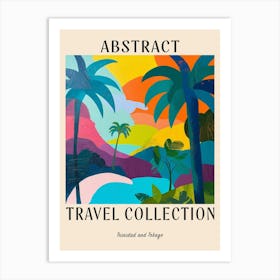 Abstract Travel Collection Poster Trinidad Tobago 1 Art Print