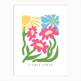 Flower Power, Matisse Art Print