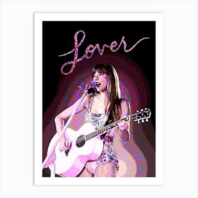 Taylor Swift Lover Art Print