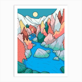 The River Valley Art Print