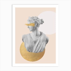 Gold Artemis Art Print