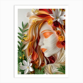 Paper - Woman Art Print