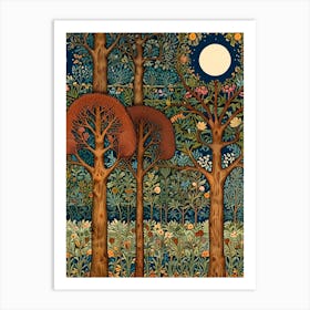 William Morris William Morris Trees Art Print