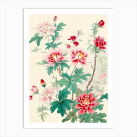 Chinese Flower Painting 2 Art Print