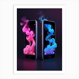 Iphone 6s And Iphone 6s Plus Art Print