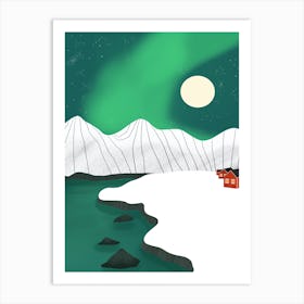 Norway Northern Lights Art Print