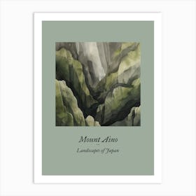 Landscapes Of Japan Mount Aino Art Print