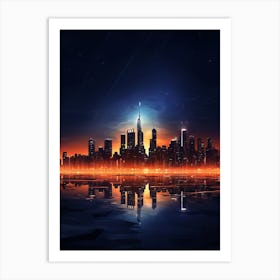 The Distant Skyline Art Print