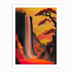 Waterfall 5 Art Print