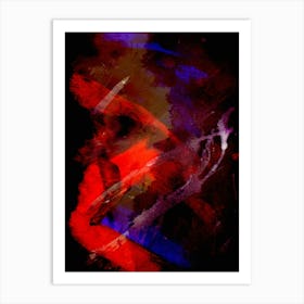 Night skies abstract Painting Art Print