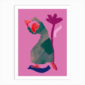 Dancing In Pink Art Print