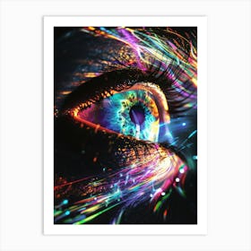 Psychedelic Eye 3 Art Print