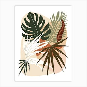 Tropical Leaves 164 Art Print