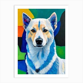 Australian Cattle Dog 2 Fauvist Style Dog Art Print