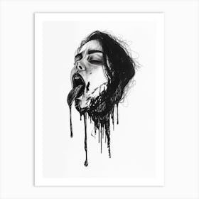 Dripping Art Print