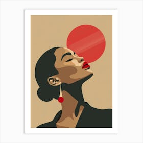 Afro-American Woman 75 Art Print