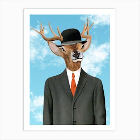 Gentleman Deer Art Print