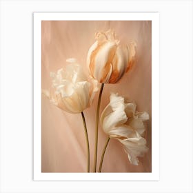 Boho Dried Flowers Tulip 7 Art Print