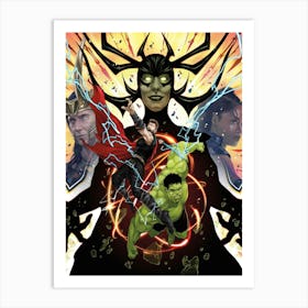 Avengers Film Movie 1 Art Print