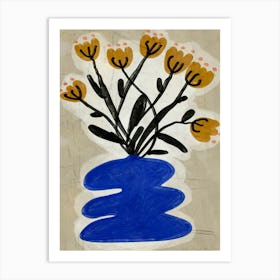 The Blue Vase Art Print