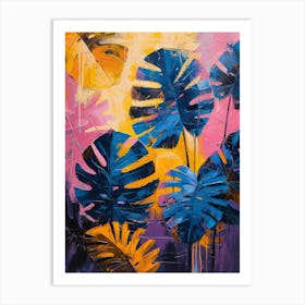 Tropical Leaves 10 Art Print