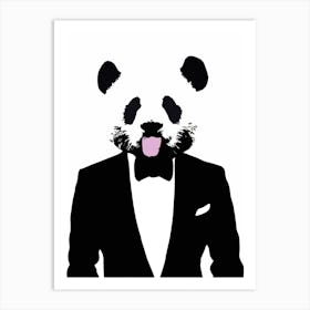 Panda Suit Art Print