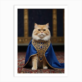 King Cat 6 Art Print