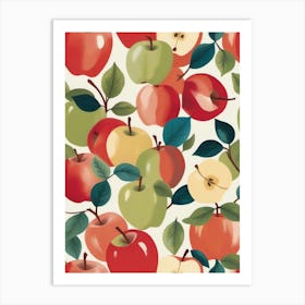 Apple Wallpaper Art Print