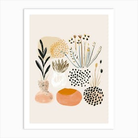 Abstract Botanicals Art Print