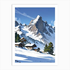 Swiss Alps Art Print