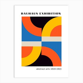 Bauhaus Orange Exhibition 6 Art Print