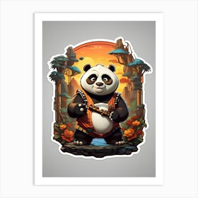 Panda Bear 3 Art Print