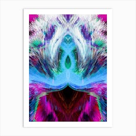 Abstract Psychedelic Painting 1 Art Print