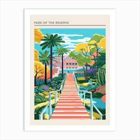 Park Of The Reserve Lima Peru 3 Art Print