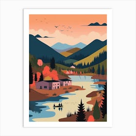 Serbia 1 Travel Illustration Art Print