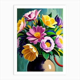 Flowers In A Vase Art Print