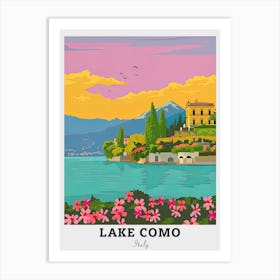 Lake Como Travel Art Print