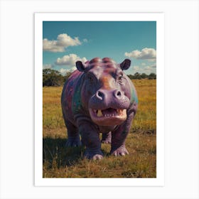 Hippo 11 Art Print