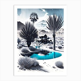 Desert Landscape 8 Art Print