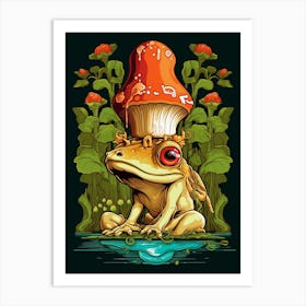 Red Eyed Tree Frog Storybook 5 Art Print