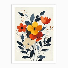 Flowers In A Vase 76 Art Print